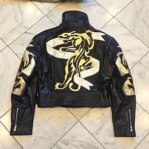 North Beach Leather leather jacket 7/8